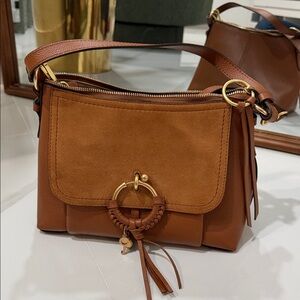 See By Chloe Tan Leather Shoulder Bag